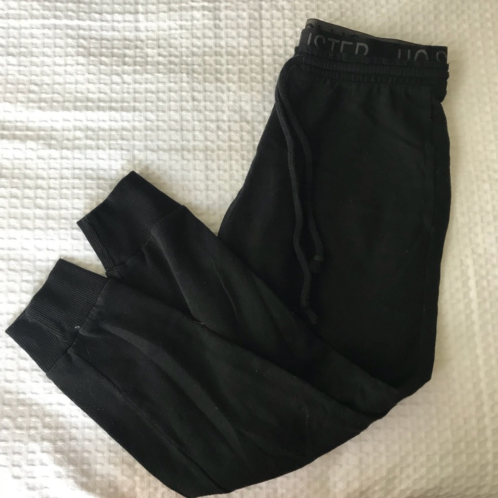 Black Hollister Joggers